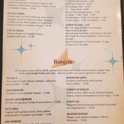 The Sixth Street Diner - Menu