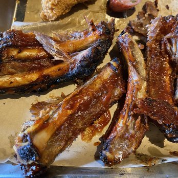 Chili's - These were my ribs. And see how small the sausage was. - American Near Me - Rancho Cucamonga, California