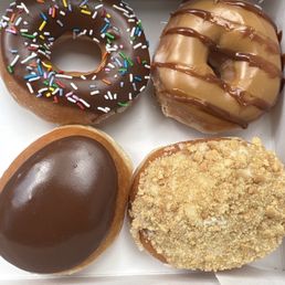 Chocolate Sprinkles Caramel Dulce New York Cheesecake Kreme Filled Chocolate Sprinkles Caramel Dulce New York Cheesecake Kreme Filled