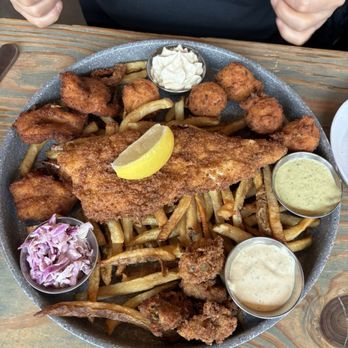 The Waterman Fish Bar - Waterman's seafood platter - Seafood Near Me - Charlotte, North Carolina The Waterman Fish Bar - Waterman's seafood platter - Seafood Near Me - Charlotte, North Carolina