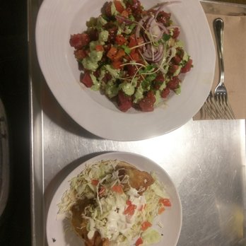 California Fish Grill - Tuna poke bowl and a fish taco! - Seafood Near Me - Brea, California California Fish Grill - Tuna poke bowl and a fish taco! - Seafood Near Me - Brea, California