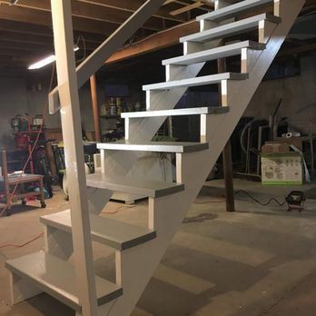 Clements Painting - Basement stairs finished - Painters Near Me