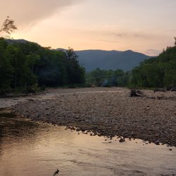 Crawford Notch General Store & Campground - Sunset on the Saco!