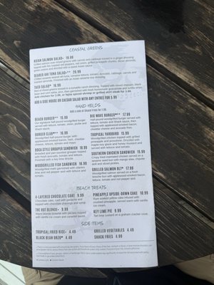 Menu photo 7 Salt Life Food Shack St. Augustine Beach, FL