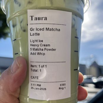 Starbucks - 5 scoop grande matcha - Coffee & Tea Near Me - Alhambra, California Starbucks - 5 scoop grande matcha - Coffee & Tea Near Me - Alhambra, California
