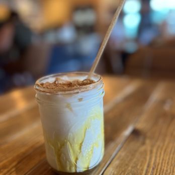bullig  - Delicious Bee Chai Latte (wish they had shorter straws here) $5.25 - Cafes Near Me - Fort Myers, Florida
