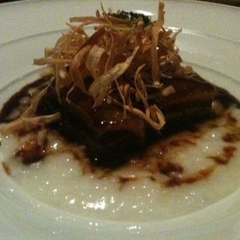 Morimoto Napa - Pork Belly with Congee - Japanese Near Me - Napa, California