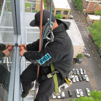 Clean Services Northwest - Jake helping us out at the Benson Tower condominiums in downtown Portland on the 25rd floor. - Window Washing Near Me - Happy Valley, Oregon Clean Services Northwest - Jake helping us out at the Benson Tower condominiums in downtown Portland on the 25rd floor. - Window Washing Near Me - Happy Valley, Oregon