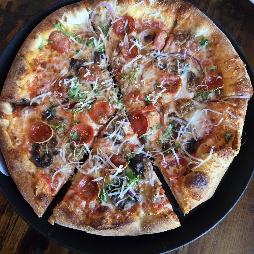 Good Pie - Supreme pizza, no green peppers. - Pizza Near Me - Henderson, Nevada Good Pie - Supreme pizza, no green peppers. - Pizza Near Me - Henderson, Nevada