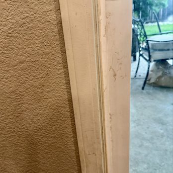 Belleza's Home Services & Management - Sliding door trim not even wiped down - Home Cleaning Near Me - Gold River, California Belleza's Home Services & Management - Sliding door trim not even wiped down - Home Cleaning Near Me - Gold River, California