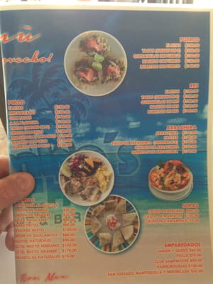 Menu photo 6 Chimbo's Isla Mujeres, ROO Menu photo 6 Chimbo's Isla Mujeres, ROO