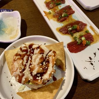 Umiya Sushi - Salmon Lover (you can ask for more chips) Kobe Steak Tataki - Sushi Bars Near Me - Houston, Texas Umiya Sushi - Salmon Lover (you can ask for more chips) Kobe Steak Tataki - Sushi Bars Near Me - Houston, Texas
