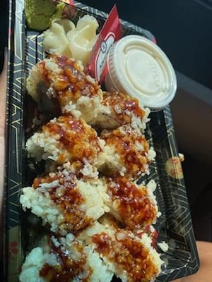 Gorilla Eats Sushi by null