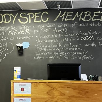 BodySpec - Menu inside shop - Diagnostic Imaging Near Me - Culver City, California BodySpec - Menu inside shop - Diagnostic Imaging Near Me - Culver City, California