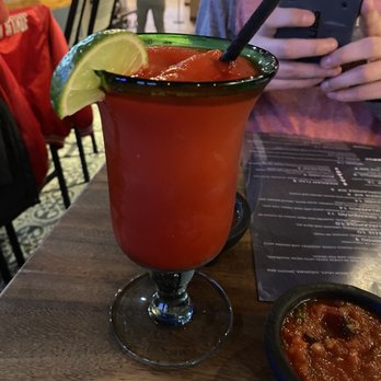 Tulum Mexican Restaurant - Frozen Strawberry Margarita - Mexican Near Me - Twinsburg, Ohio