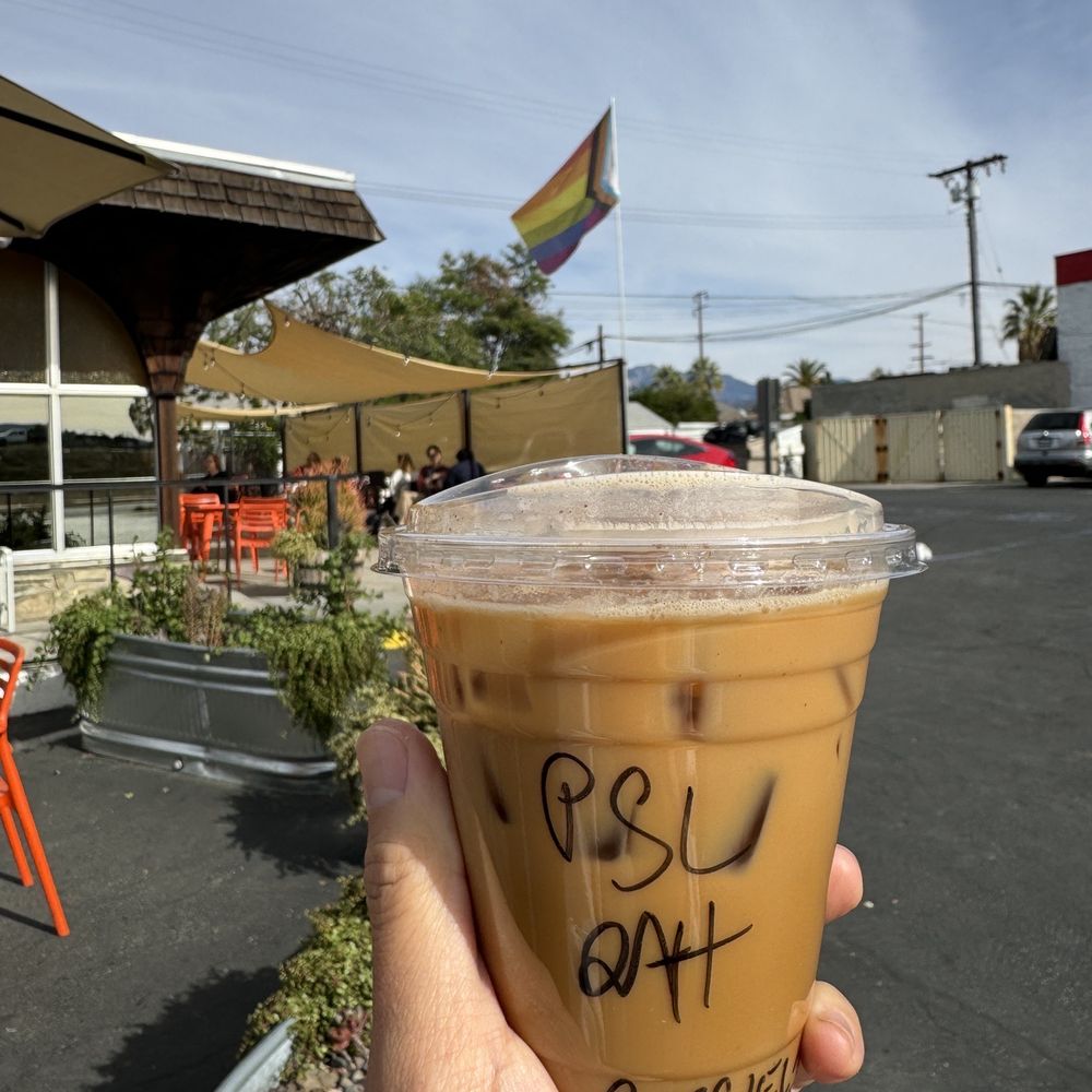 Slow Bloom Coffee - Pumkin Spiced Latte with Oat milk. ABSOLUTELY AMAZING (and I usually use whole milk). Soooo good - Coffee & Tea Near Me - Redlands, California Slow Bloom Coffee - Pumkin Spiced Latte with Oat milk. ABSOLUTELY AMAZING (and I usually use whole milk). Soooo good - Coffee & Tea Near Me - Redlands, California