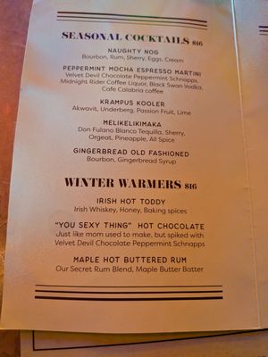 Menu photo 6 Swan Bar San Diego, CA