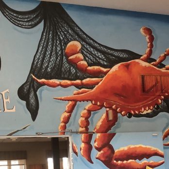Phil's Marina Cafe - Mural on the way inside - Seafood Near Me - Slidell, Louisiana Phil's Marina Cafe - Mural on the way inside - Seafood Near Me - Slidell, Louisiana
