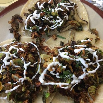Los Camaradas - Veggie (Brussel sprout loaded) tacos - Mexican Near Me - Philadelphia, Pennsylvania Los Camaradas - Veggie (Brussel sprout loaded) tacos - Mexican Near Me - Philadelphia, Pennsylvania