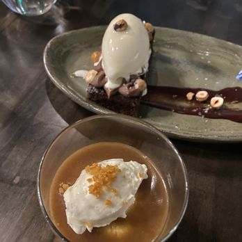 Esther's Kitchen - Butterscotch Budino + Chocolate Olive Oil Cake - Italian Near Me - Las Vegas, Nevada