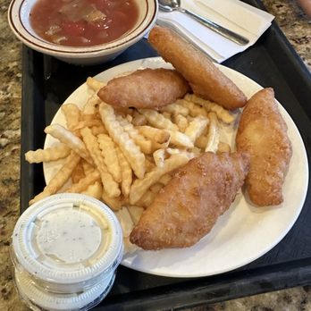 Toni's 24 HR Restaurant - Fish and chips, vegetable soup. - American Near Me - Arcata, California Toni's 24 HR Restaurant - Fish and chips, vegetable soup. - American Near Me - Arcata, California