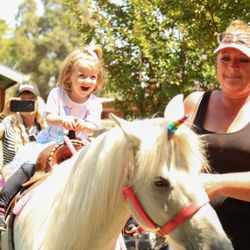 Barnyard Buddies Mobile Petting Zoo And Pony Rides - Birthday girl
