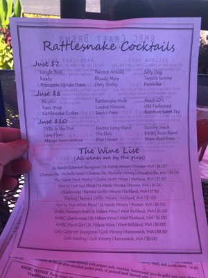 Menu photo 1 Rattlesnake Mountain Brewing Richland, WA Menu photo 1 Rattlesnake Mountain Brewing Richland, WA