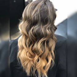 Accentuate your Beauty - Full Free hand Hair paint and Redkenshades gloss , cut and style !