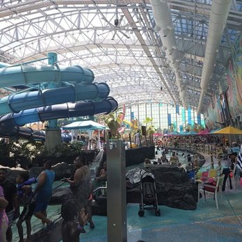 Tropic Falls at OWA - Look at the crowd in the lazy river - Amusement Parks Near Me - Foley, Alabama