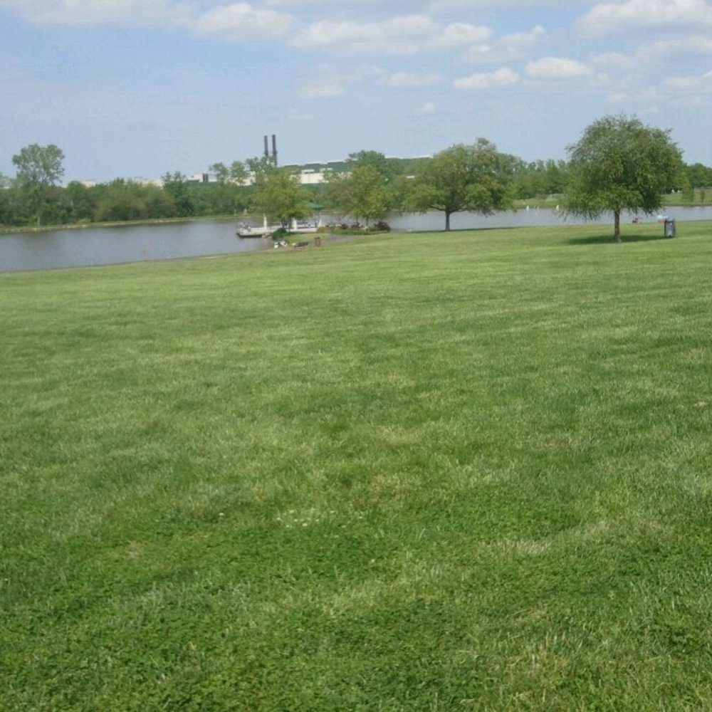 Delco Park - Fish pond & big open field - Parks Near Me - Dayton, Ohio