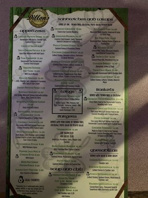 Menu photo 2 Dillon's Pub & Grill Tavernier, FL Menu photo 2 Dillon's Pub & Grill Tavernier, FL