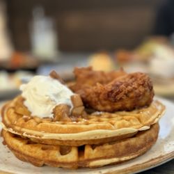 Danville Harvest - Waffle and chicken