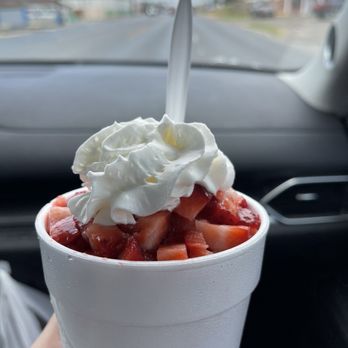 Popeyes Sno Cone - Strawberry Supreme.. - Ice Cream & Frozen Yogurt Near Me - San Juan, Texas Popeyes Sno Cone - Strawberry Supreme.. - Ice Cream & Frozen Yogurt Near Me - San Juan, Texas