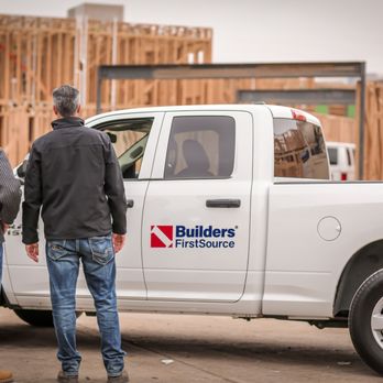 Builders FirstSource - Customer speaking with a store associate at a retail hardware counter, with tools, equipment, and supplies displayed in the b... - Building Supplies Near Me - Fort Worth, Texas Builders FirstSource - Customer speaking with a store associate at a retail hardware counter, with tools, equipment, and supplies displayed in the b... - Building Supplies Near Me - Fort Worth, Texas