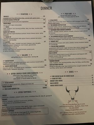 Menu photo 5 The Burning Buffalo Bar & Grill Buffalo, NY Menu photo 5 The Burning Buffalo Bar & Grill Buffalo, NY