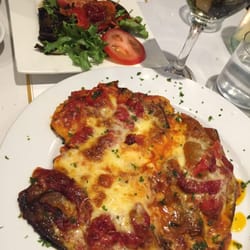 Nonna and I Italian Restaurant - Chicken alla nonna with side salad