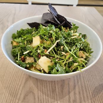 Crisp & Green - SquashGolas salad with blue corn chips - Salad Near Me - Lakewood, Colorado Crisp & Green - SquashGolas salad with blue corn chips - Salad Near Me - Lakewood, Colorado