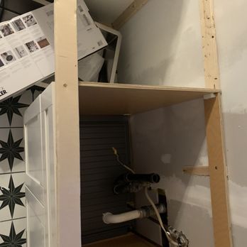 Cabinets To Go - Cabinets were cut before plumbing connections were addressed - Cabinetry Near Me - Monroeville, Pennsylvania