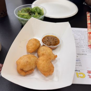 Cisu Vegan House - S1. Coconut Fritter (4) - Vegan Near Me - Hanover, Maryland