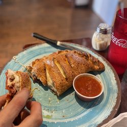 Red Tomato and Wine Restaurant - Meat Calzone