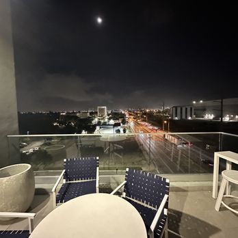 The Pilot House - Outdoor seating that looks out to downtown Miami - Bars Near Me - Miami Springs, Florida