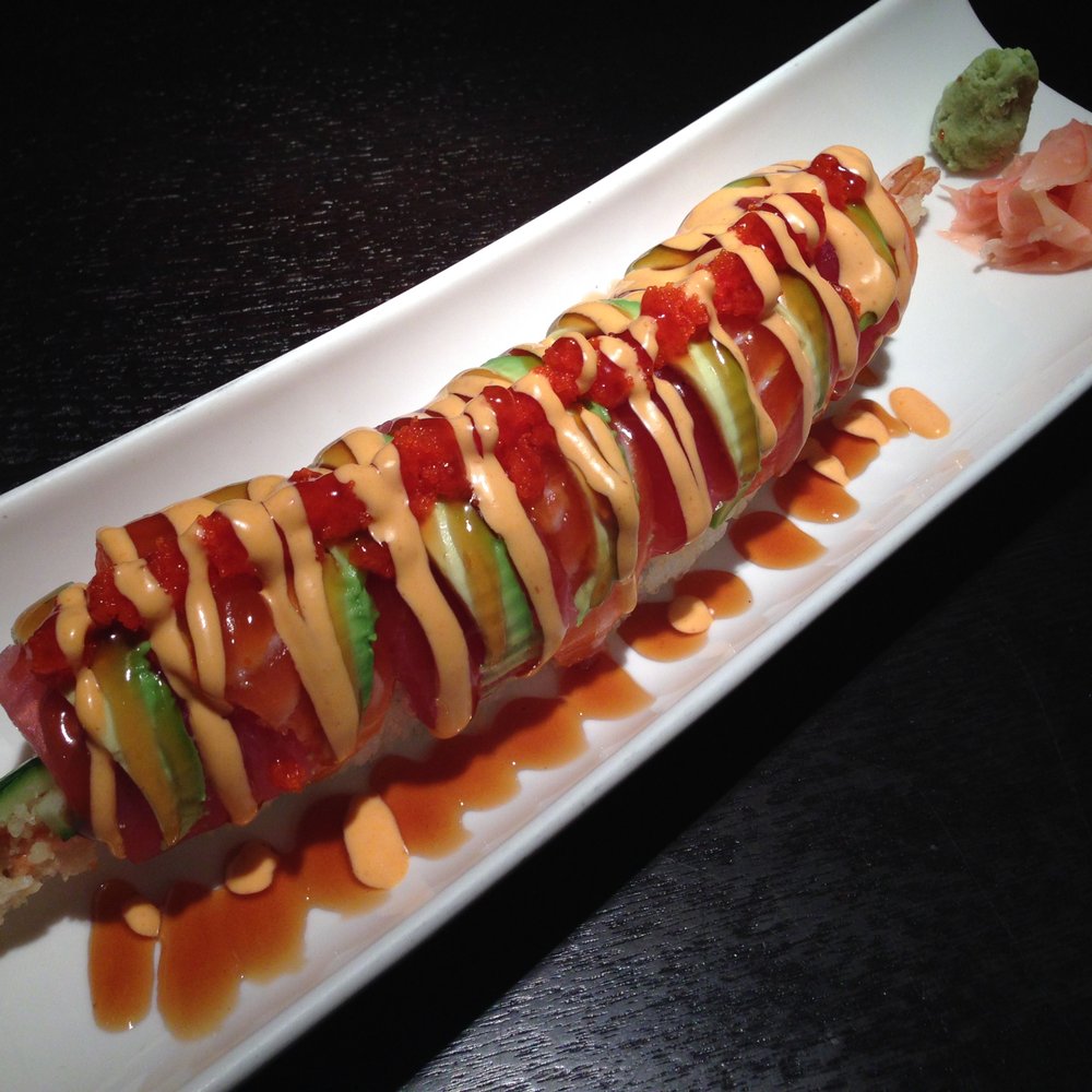 Wako Sushi + Sake Bar - Red Dragon roll. Surprisingly, for them it means salmon AND tuna. Salmon only is Green Dragon. I find it confusing. - Japanese Near Me - Toronto, Ontario Wako Sushi + Sake Bar - Red Dragon roll. Surprisingly, for them it means salmon AND tuna. Salmon only is Green Dragon. I find it confusing. - Japanese Near Me - Toronto, Ontario