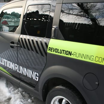 HookFish Branding - Revolution Running Vehicle Wrap by HFB - Advertising Near Me - Denver, Colorado