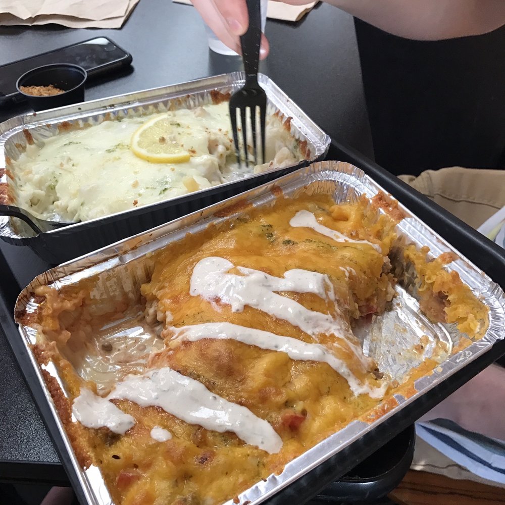Mix N Mac - Shrimp Scampi Mac and Cheese and macho macho mac and cheese. Portions are HUGE! - Gluten-Free Near Me - Middletown, New York Mix N Mac - Shrimp Scampi Mac and Cheese and macho macho mac and cheese. Portions are HUGE! - Gluten-Free Near Me - Middletown, New York