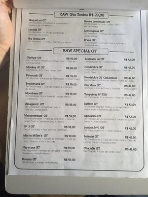 Menu photo 4 RAW São Paulo, SP Menu photo 4 RAW São Paulo, SP
