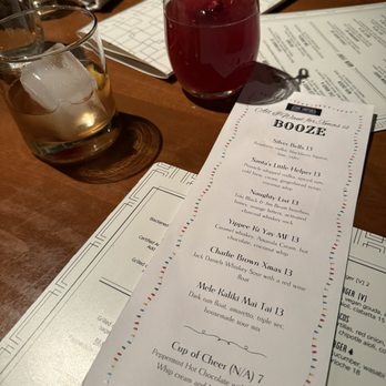 Civil Libation - Seasonal drink menu - New American Near Me - Virginia Beach, Virginia