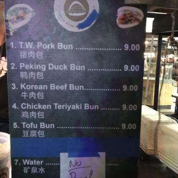 Bronx Night Market - menu of one the stalls - Food Stands Near Me - Bronx, New York