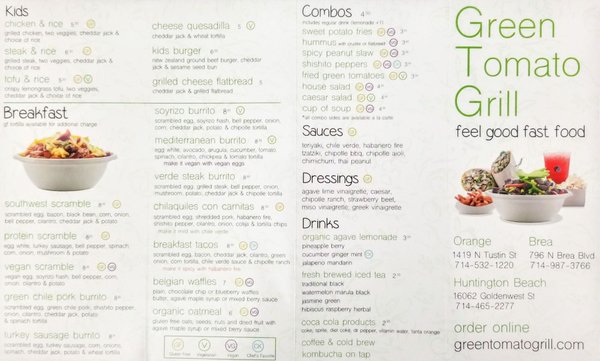 Menu photo 8 Green Tomato Grill Huntington Beach, CA Menu photo 8 Green Tomato Grill Huntington Beach, CA
