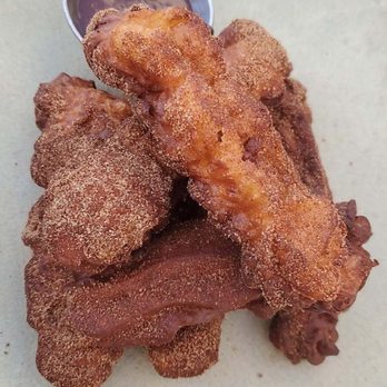 Fig Tree - Churros and chocolate. Very fluffy on the inside - Cafes Near Me - Los Angeles, California