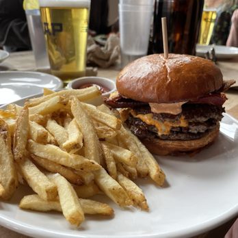 MAP Brewing Co - Big Map Burger. Clear winner of all the entrees - Breweries Near Me - Bozeman, Montana